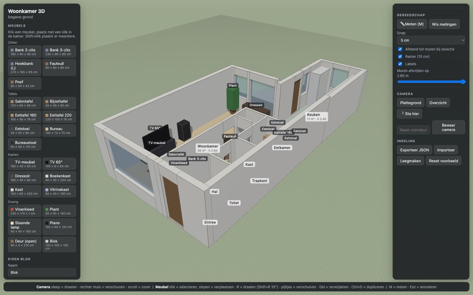 Screenshot van Woonkamer in 3D